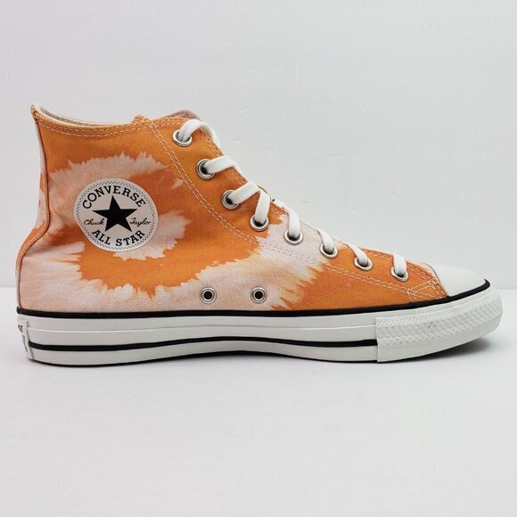 Converse CTAS Hi  Summer Wave Mens Sz 9 Wms Sz 11 Amber Ochre White Sneaker Shoe main image 4